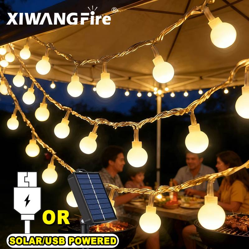 3-10M Solar/USB/Battery String - Outdoor Lighting Waterproof recension och pris