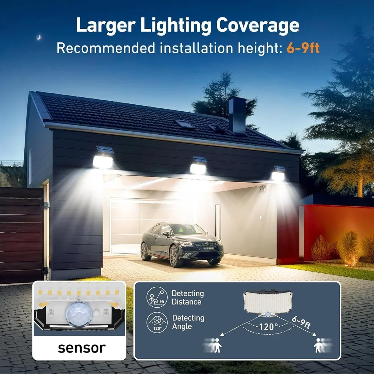 234LED Solar Outdoor Lights Mo - Outdoor Lighting Waterproof recension och pris