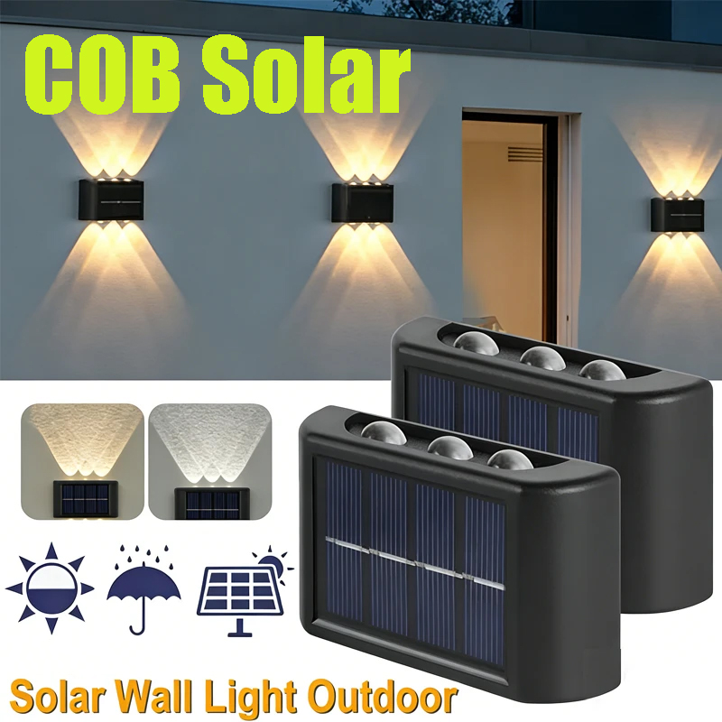 COB Solar Wall Lamp Outdoor Wa - Outdoor Lighting Waterproof recension och pris