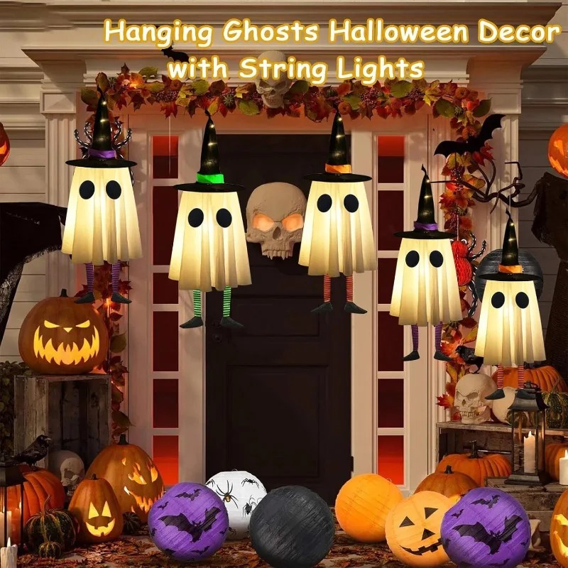 Halloween Hanging Ghost Decora - Outdoor Lighting Effects recension och pris
