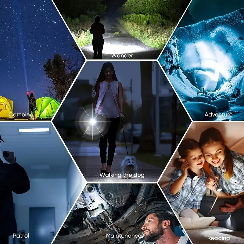 Portable Rechargeable Outdoor  - Outdoor Lighting Black recension och pris