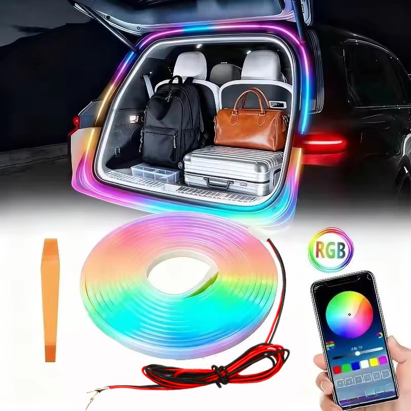 RGB Car Trunk LED Strip Light  - Outdoor Lighting Effects recension och pris