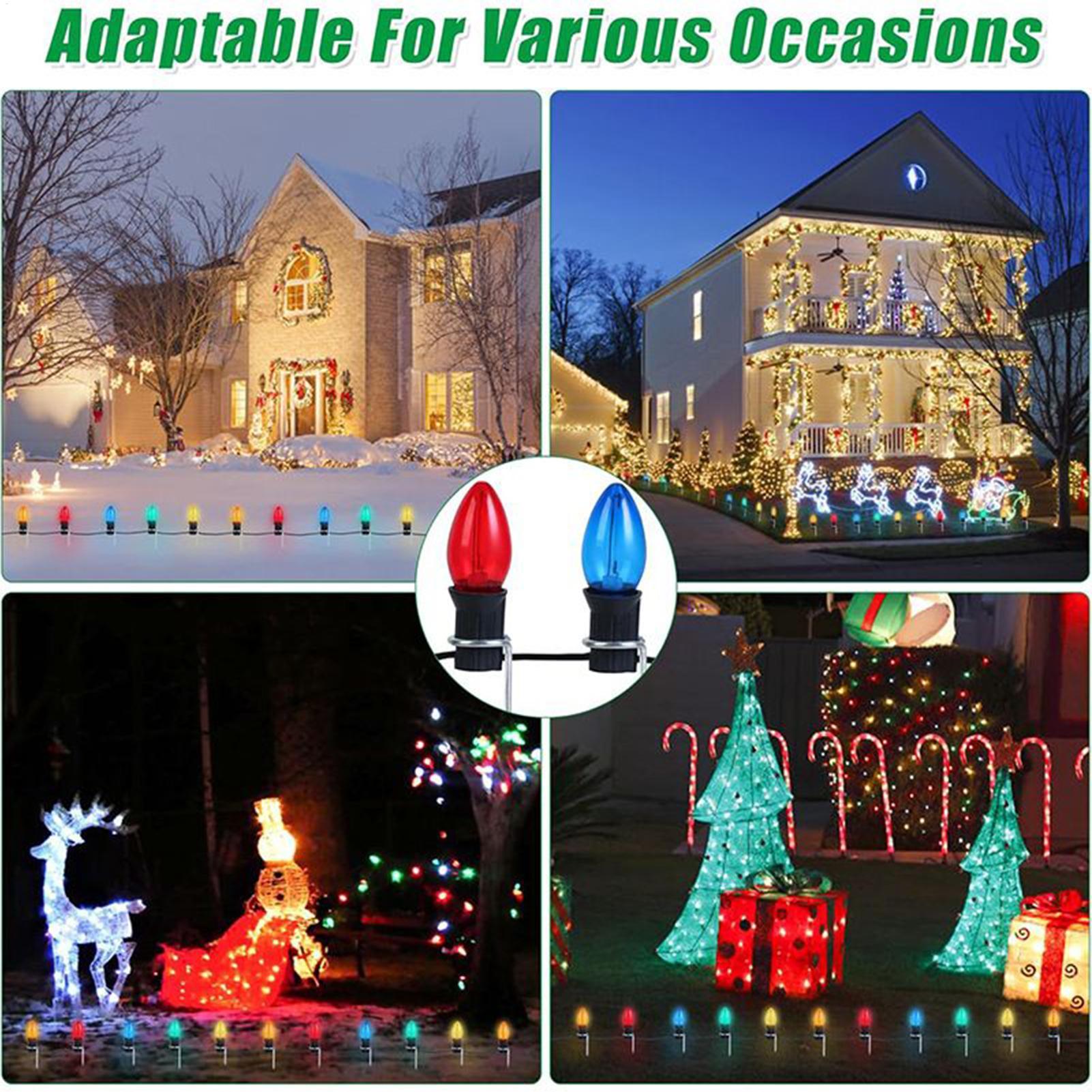 Christmas Light Stakes For Yar - Outdoor Lighting Pathway recension och pris