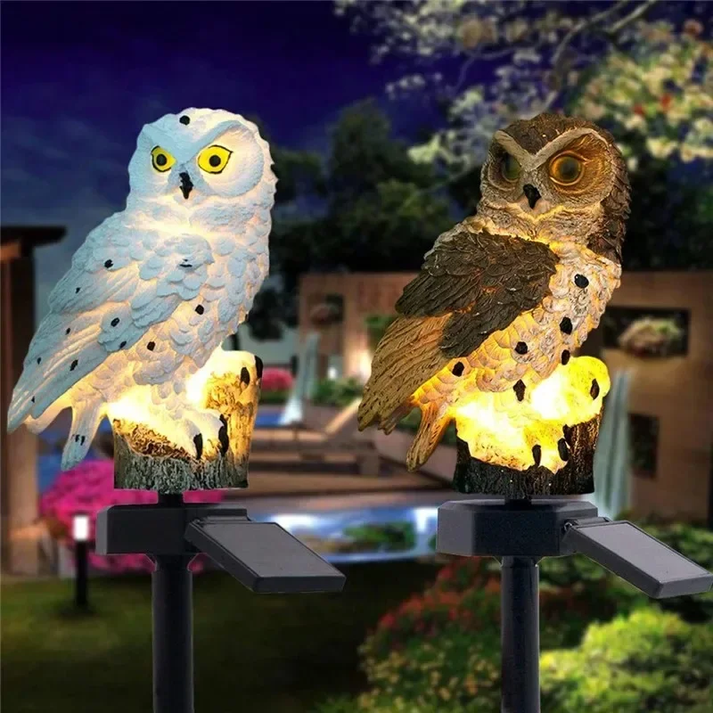 Solar Owl Statue Garden Light  - Outdoor Lighting Ip65 recension och pris