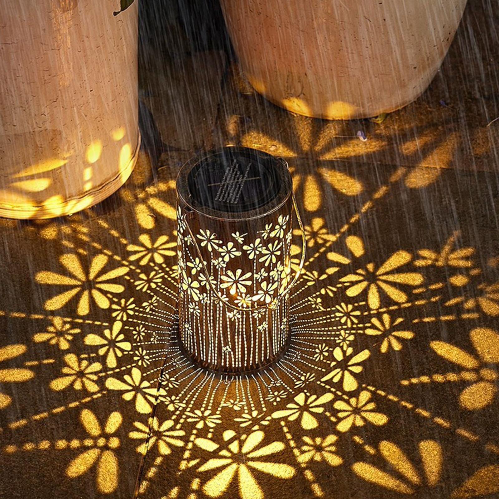 Solar Lanterns Colorful Metal  - Outdoor Lighting Pathway recension och pris