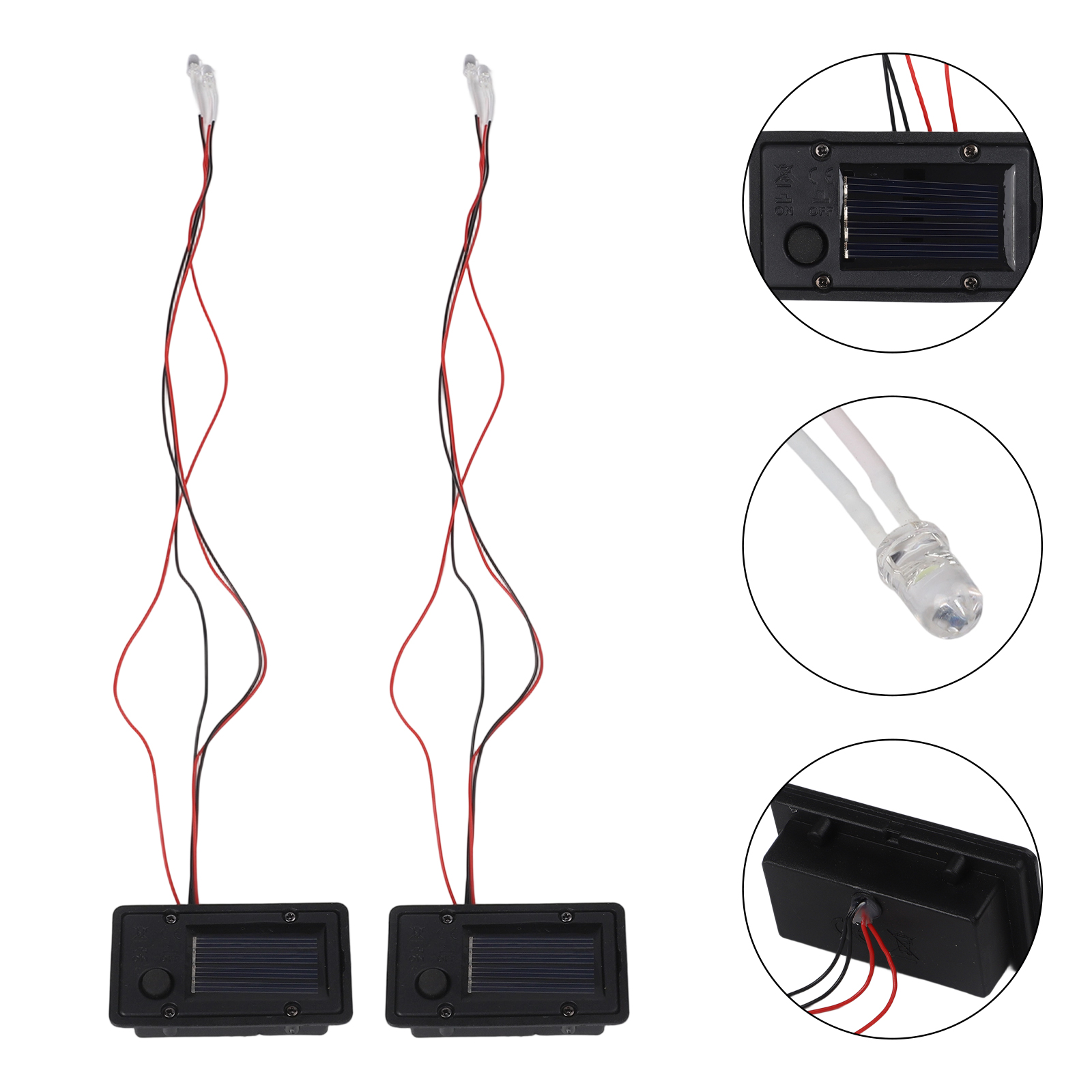 2pcs Solar Light Boxes Replace - Outdoor Lighting Pathway recension och pris