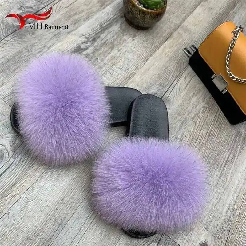 Fox Fur Slippers Luxury Design - Outdoor Lighting For Your House recension och pris