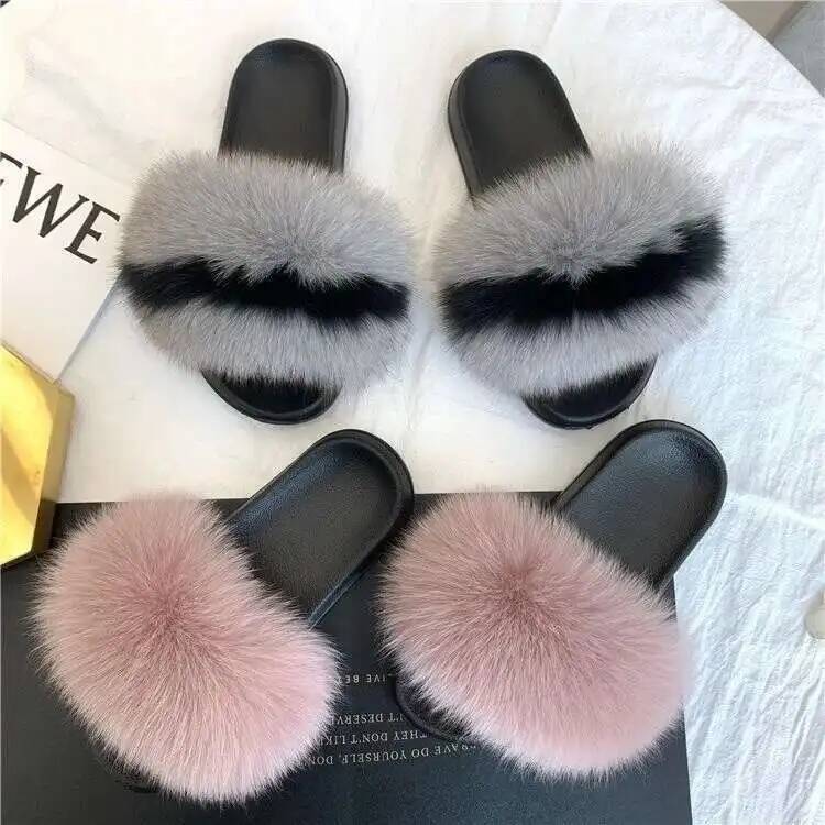 Fox Fur Slippers Luxury Design - Outdoor Lighting For Your House recension och pris