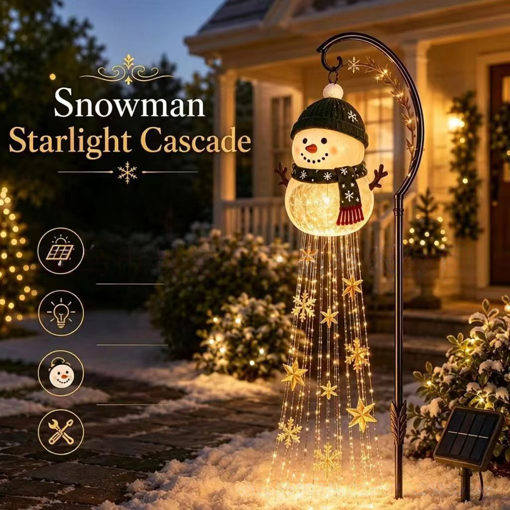 Lighted Christmas Snowman Deco - Outdoor Lighting Effects recension och pris