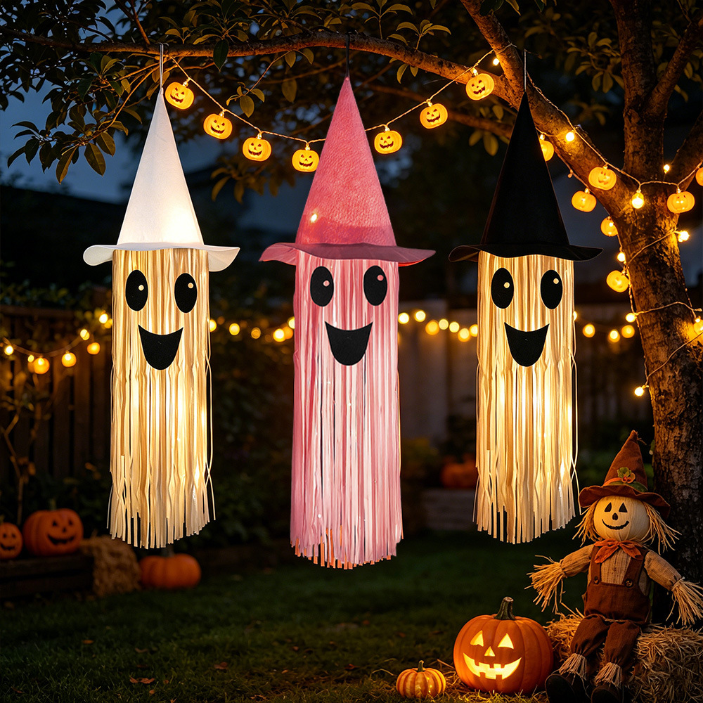 Halloween Glowing Witch Hat Gh - Outdoor Lighting Effects recension och pris