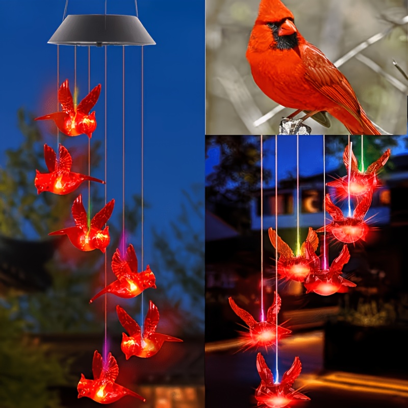 Solar-Powered Flaming Bird Win - Outdoor Lighting Waterproof recension och pris