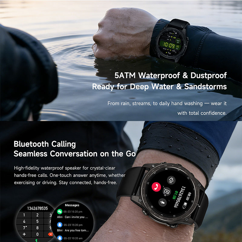New 5ATM Waterproof Smart Watc - Outdoor Lighting Wireless recension och pris