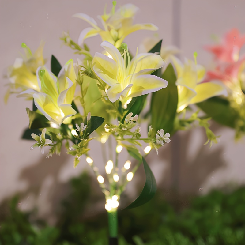 Multi-Bloom Pink Lily Solar Ga - Outdoor Lighting Effects recension och pris