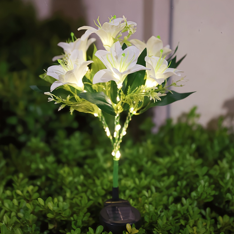Multi-Bloom Pink Lily Solar Ga - Outdoor Lighting Effects recension och pris